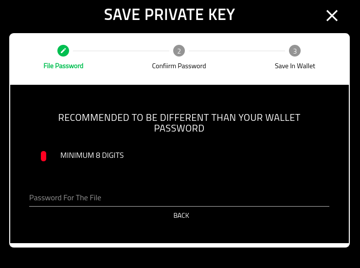 Create Verto Wallet