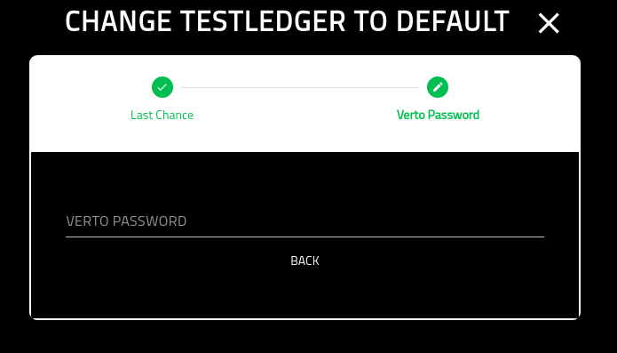 Create Verto Wallet