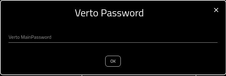 Create Verto Wallet