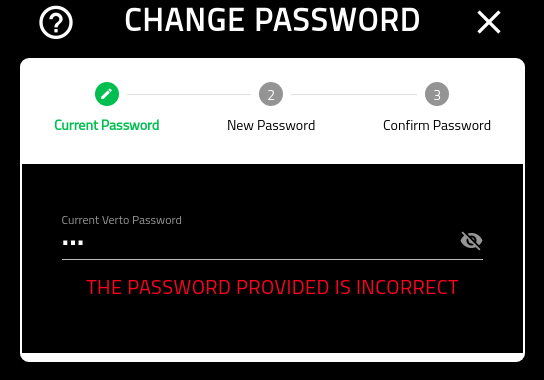Create Verto Wallet
