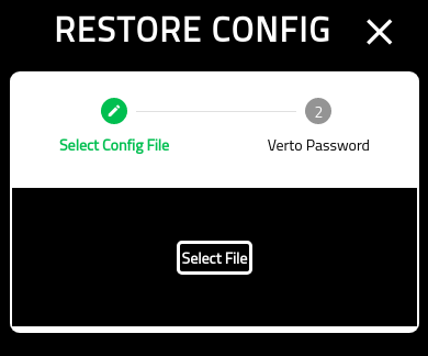 Create Verto Wallet