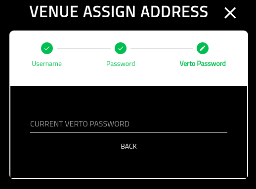 Create Verto Wallet