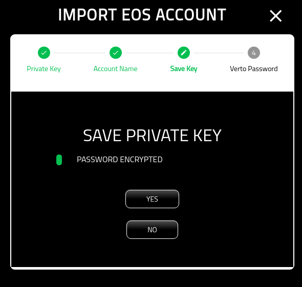Create Verto Wallet