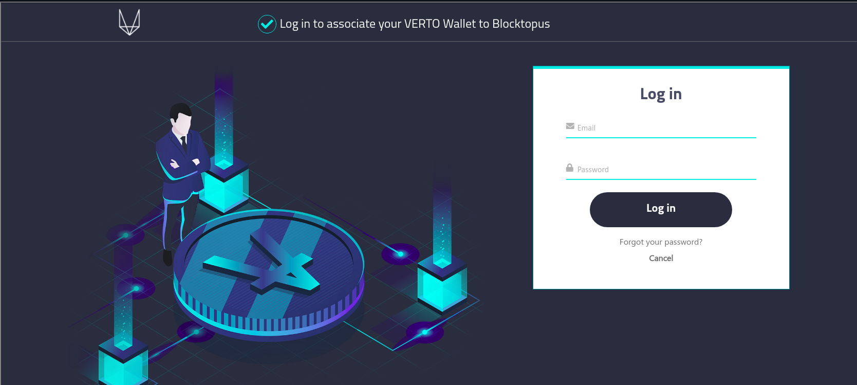 Create Verto Wallet