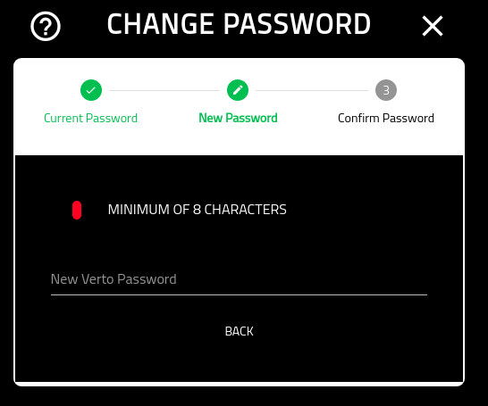 Create Verto Wallet