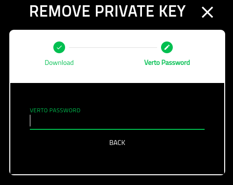 Create Verto Wallet
