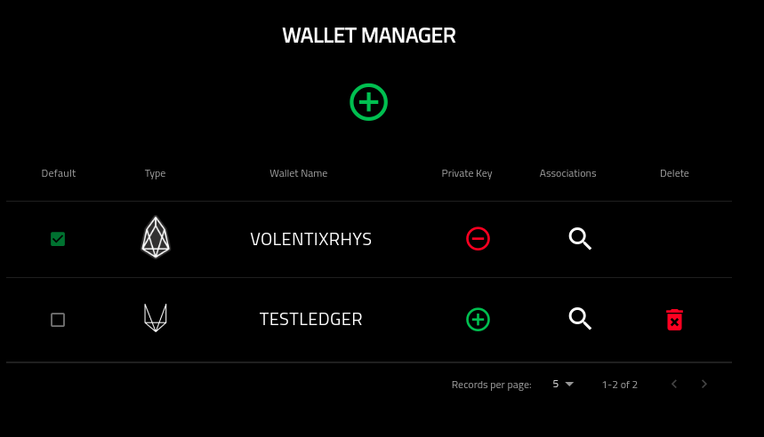 Create Verto Wallet